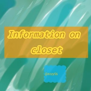 (read) Information on closet